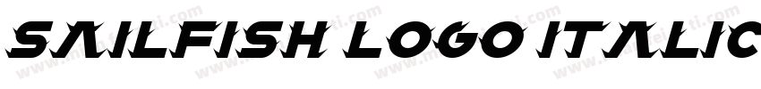 Sailfish Logo Italic字体转换